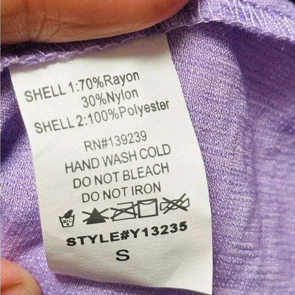 DO + BE Off The Shoulder Lavender Dress - Sz S - NWT - Picture 10 of 10